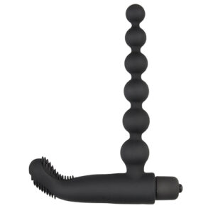 Beaded Buddy Vibrator - Black-1