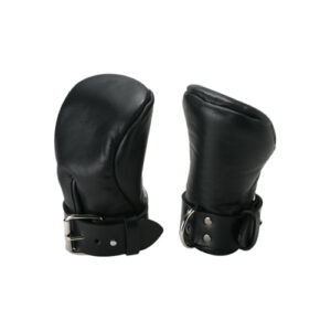 Strict Leather Deluxe Padded Fist Mitts - M/L / Black-1