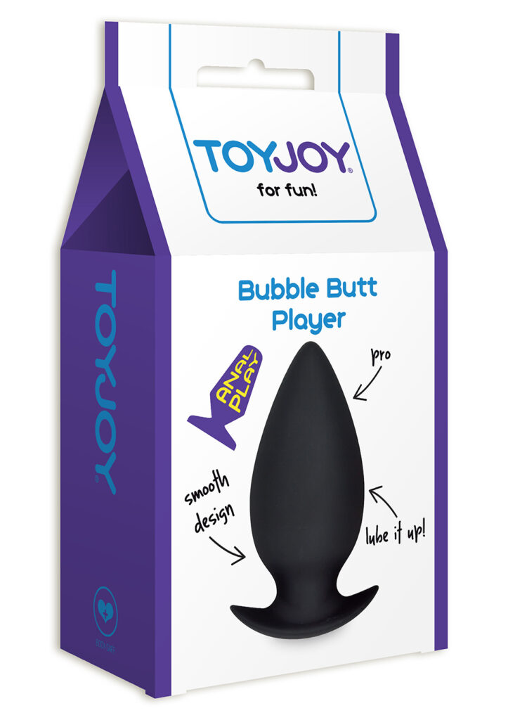 BUBBLE BUTT PLAYER PRO BLACK - XL ANAL PLUGG-1