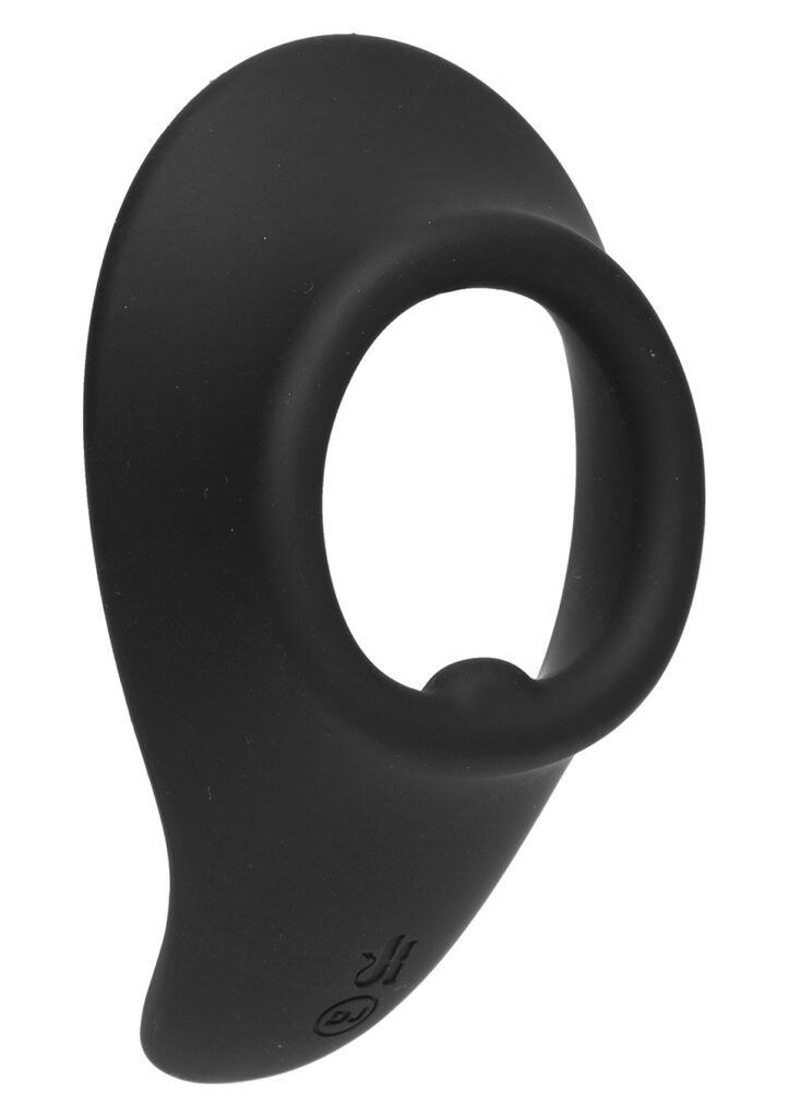 COCK JOCK SILICONE C-RING BLACK-1