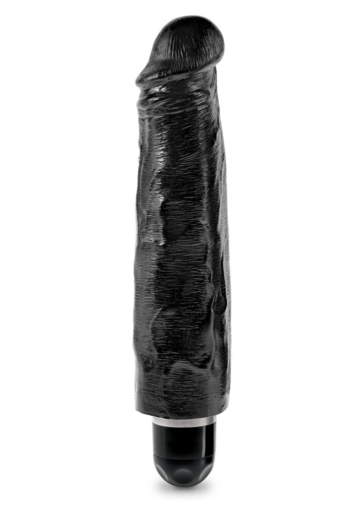 KING COCK 7'' VIBR STIFFY BLACK-1