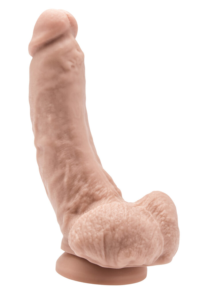 COCK 8 INCH W/ BALLS FLESH-1