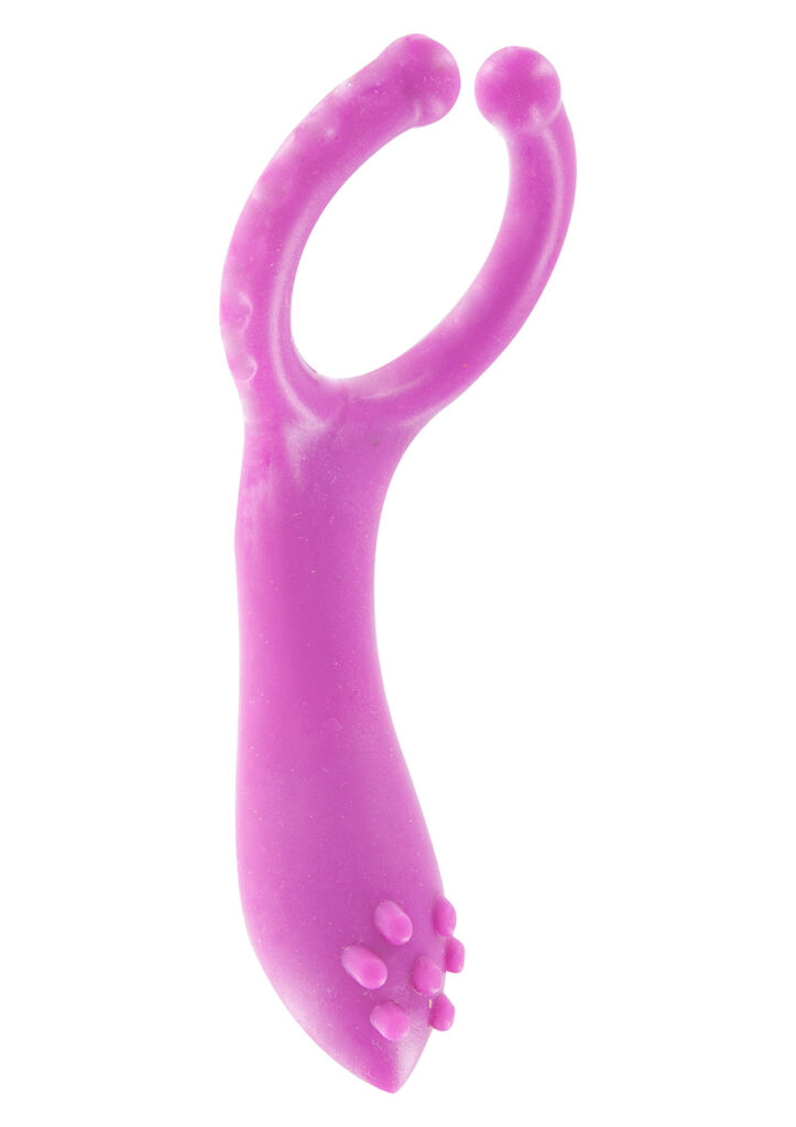 VIBRATING CLIT-STIM C-RING PURPLE - PENISRING-1