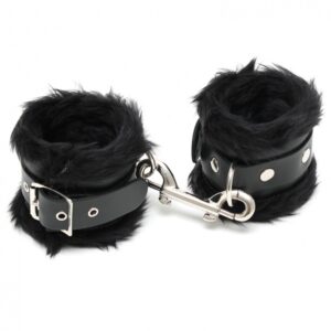 Rimba - Padded footcuffs with Fur-1