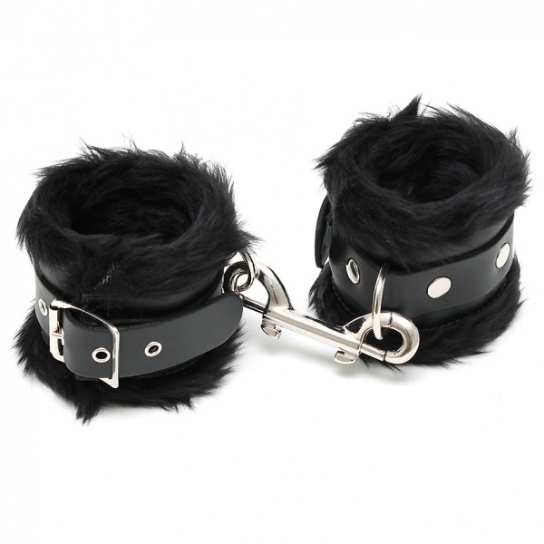 Rimba - Padded footcuffs with Fur-1