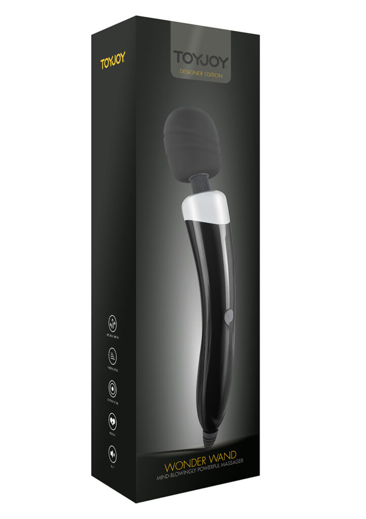 WONDER WAND MASSAGER BLACK-2