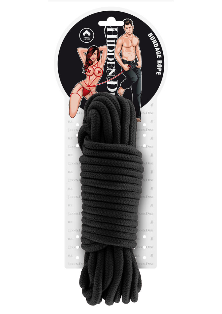 BONDAGE ROPE 10 METER BLACK-1