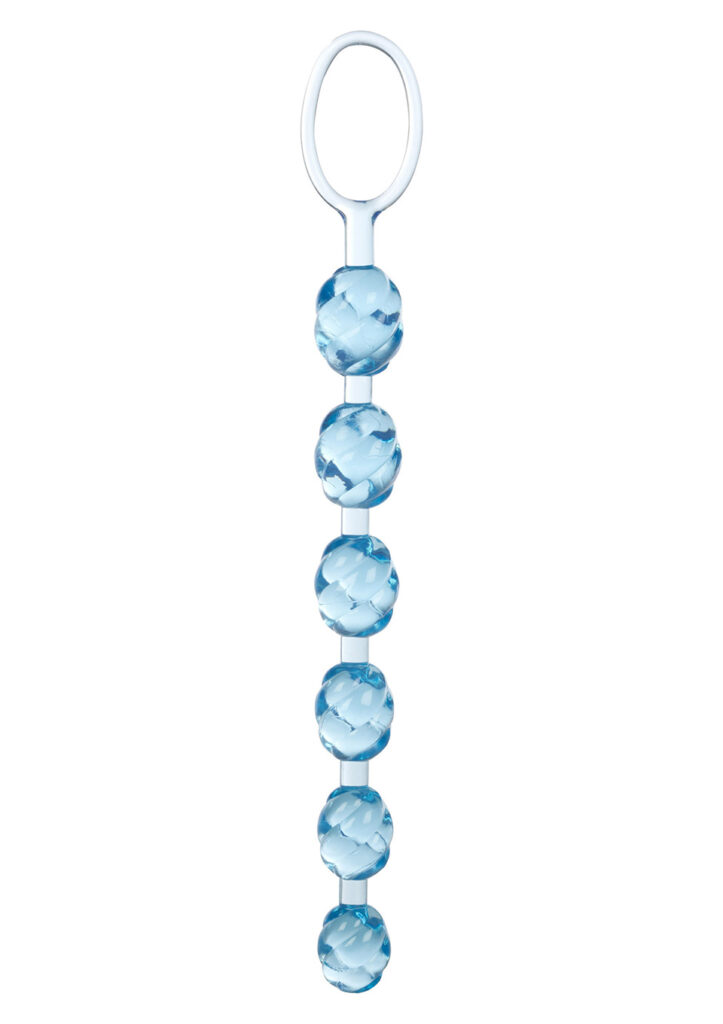 SWIRL PLEASURE BEADS BLUE-1