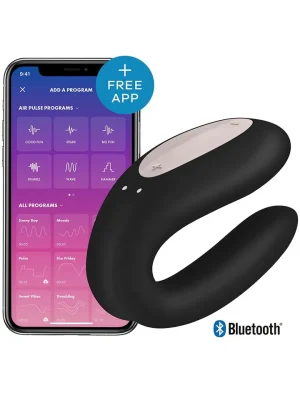 Satisfyer Double Joy Connect App Black - Appstyrd parvibrator 0