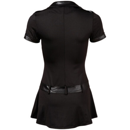 Polis sexig kostym - Small / Black-3