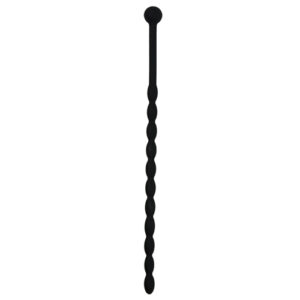 Ribbed Silicone Dilator - Black-1