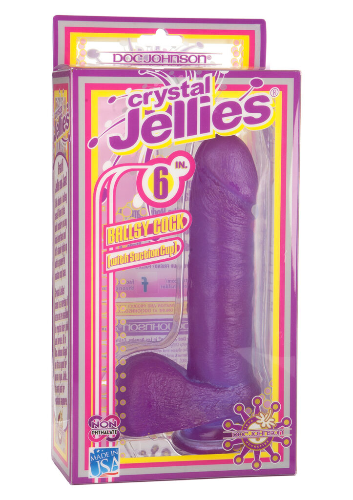 BALLSY COCKS W SUCTION CUP PURPLE-2