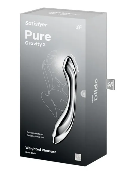 Satisfyer Pure Gravity 2 - Ståldildo 0