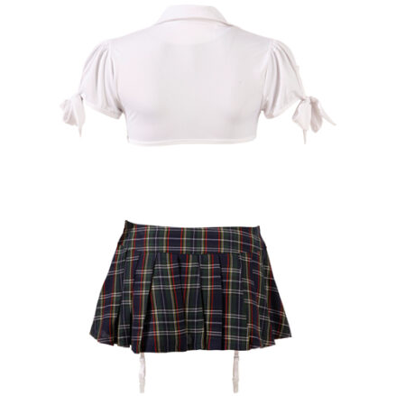 Schoolgirl Set - XL / White-4