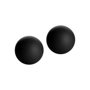 Marquis Velvety Ben Wa Balls - Black-1