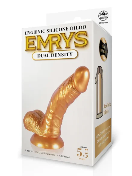 Emrys Dual Density Silicone Dildo 14 cm - Dildo 0