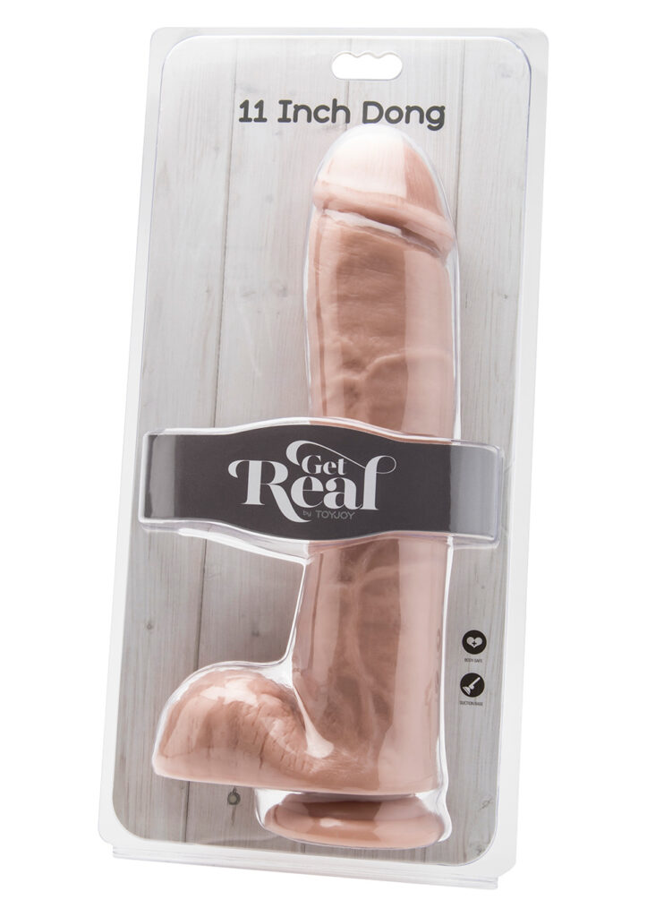 COCK 11 INCH W/ BALLS FLESH-2