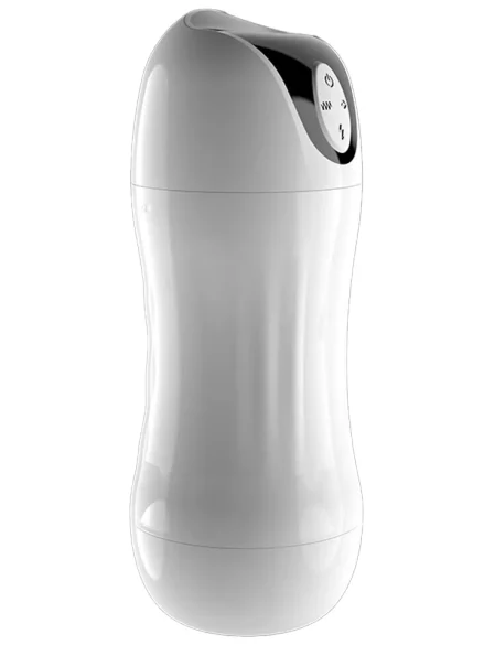 Max Cup Masturbator Vibration & Suction White - Automatisk Masturbator 0