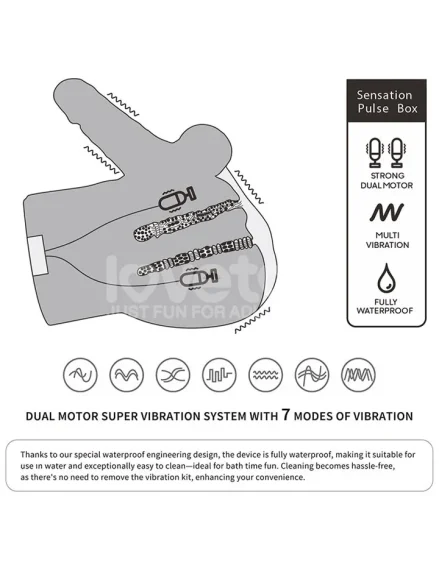 Streetgirls Dual Motor Sensation Pulse With Dildo - Sexdocka 0