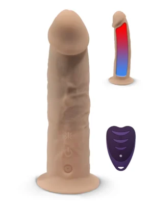Silex-D Vibrating Dildo 17,5 cm - Dilator med vibration 0