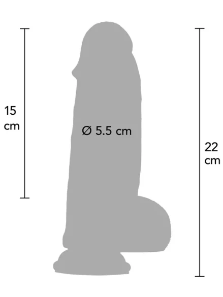 Ultra Realistic Dildo Silicone 20 cm - XL dildo 0