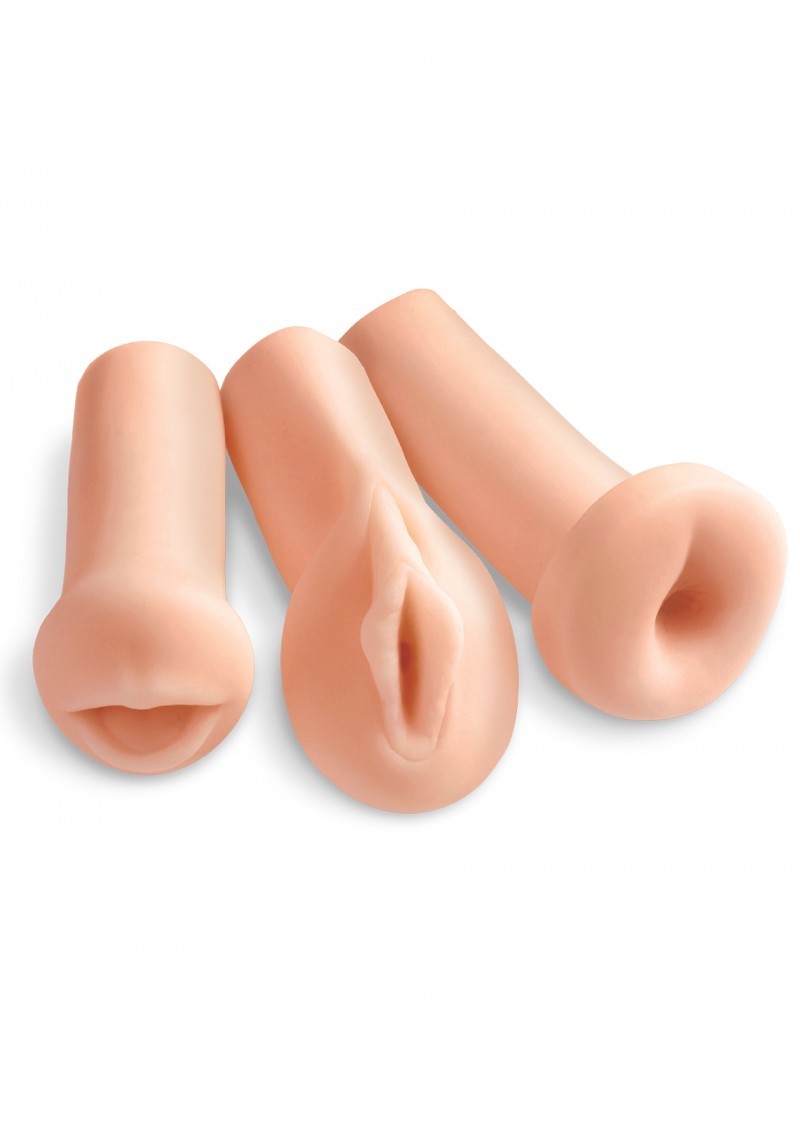 Pipedream Extreme Toyz All 3 Holes | Lösvaginor och masturbatorer - bästsäljare - REA på sexleksaker för honom - Nyheter för män | Intimast