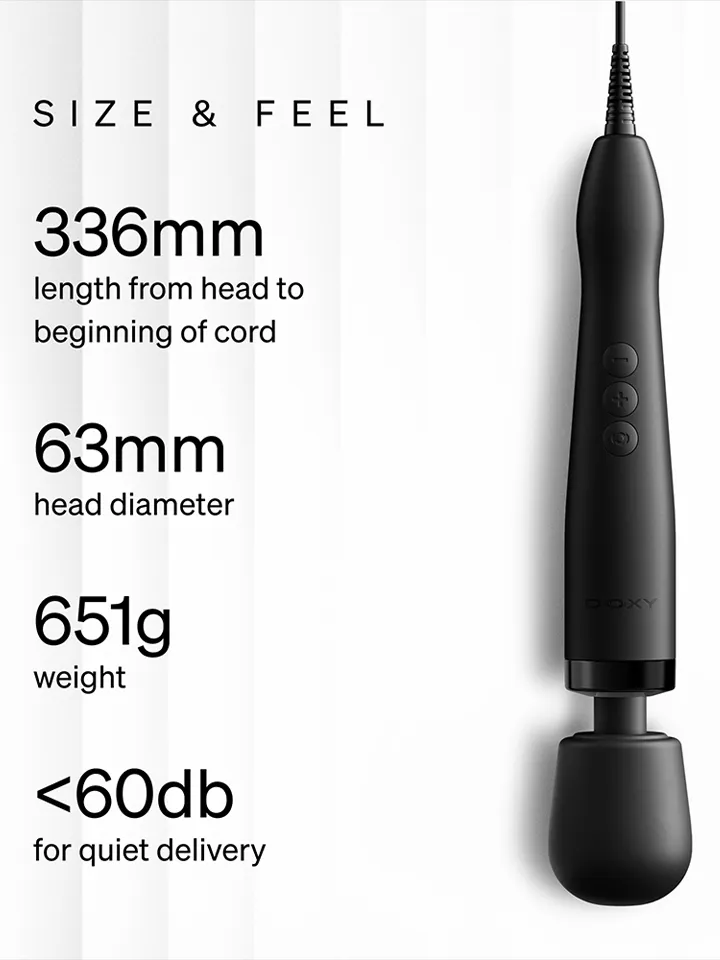 Doxy Original 2.0 Black - Magicwand / Massagewand 0