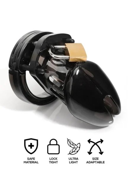 Chastity Cage Short Black - Kyskhetsbur 0