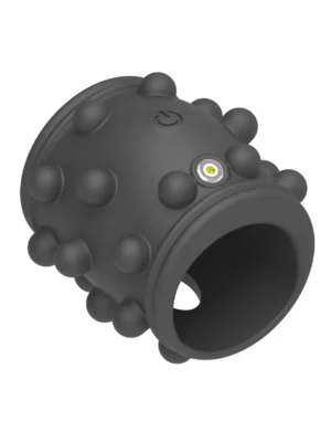 Vibrating Dotted Silicone Cock Sleeve - Penisförlängare/Sleeve med vibrator 0