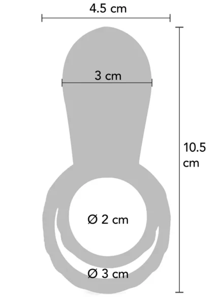 Couples Vibrator Ring - Penisring med vibrator 0