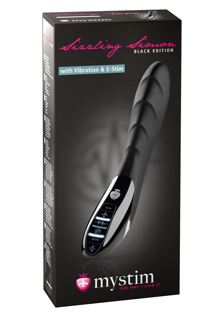 SIZZLING SIMON ESTIM VIBRATOR BLACK-2