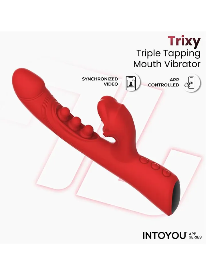 Trixy Vibrator With Tapping, Biting & App - Appstyrd rabbitvibrator 0