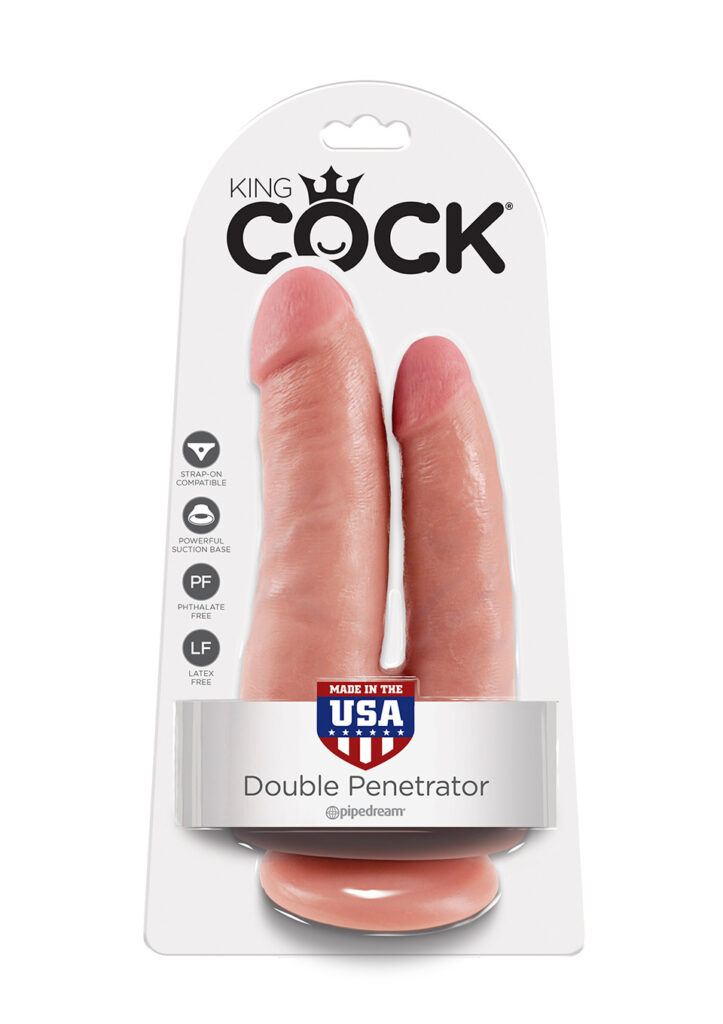 KING COCK DOUBLE PENETRATOR FLESH-3