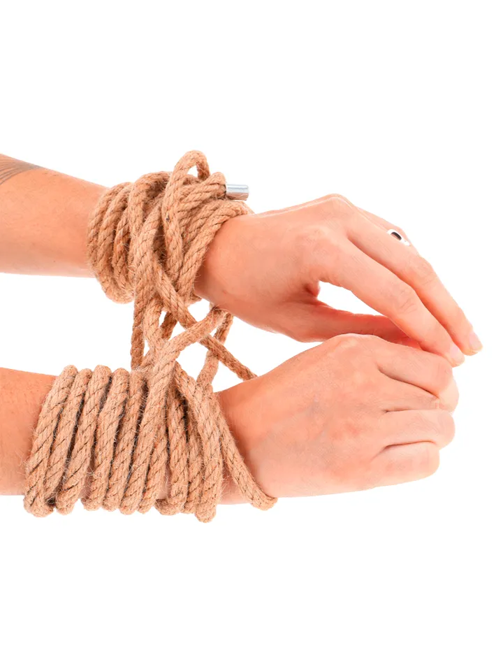 Hemp Rope With Metal Head 10 m - BDSM rep 0