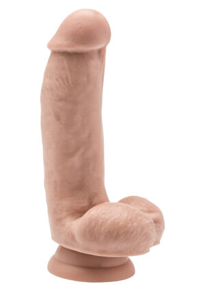 Dildo 6 inch with Balls Light Skin-1