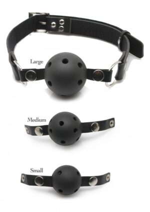 FETISH FANTASY BALL GAG TRAINING SYSTEM BLACK - gagball-1