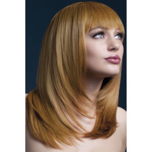 Fever Tanja Wig 48cm Auburn Feathered Cut with Fringe-1