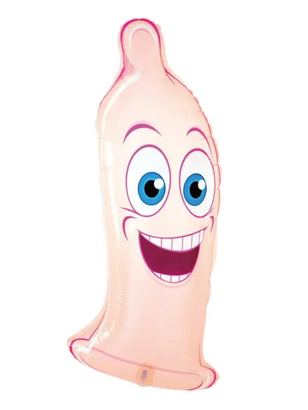 Foil Balloon Condom 42x98 cm - Partyprylar 0