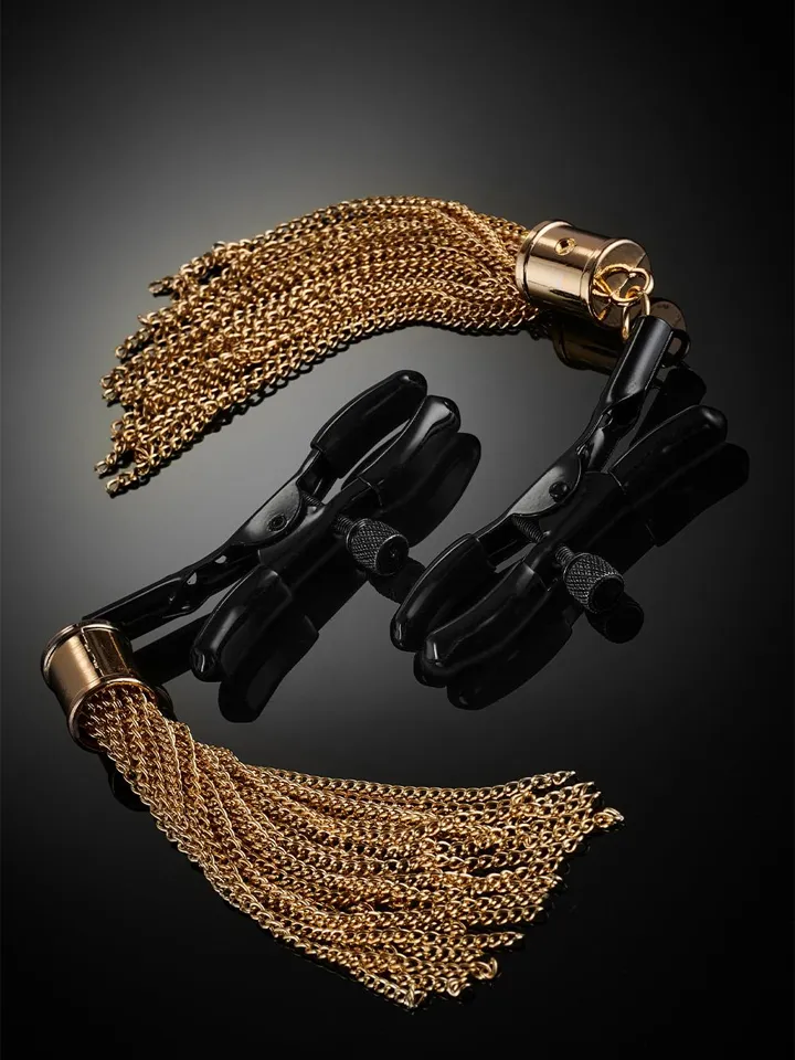 Guilty Pleasure Draped Desire Clamps - Bröstvårtsklämmor 0