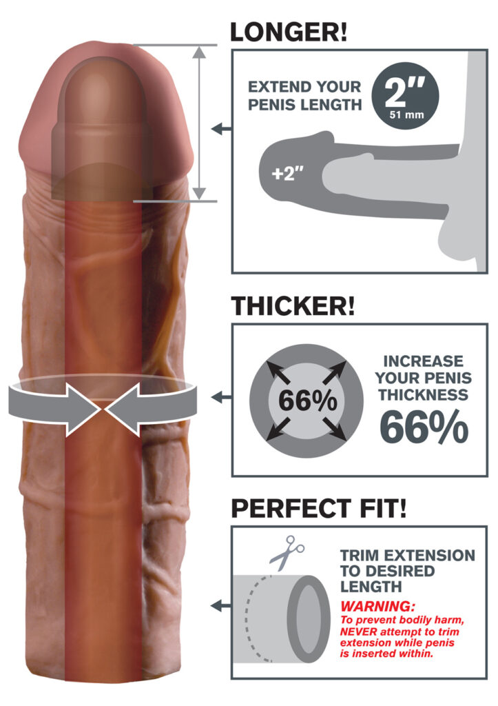 FX Mega 2 Inch Extension Brown-3