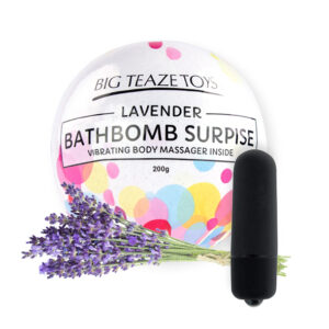 Badbomb Surprise Lavendel med Vibrator-1