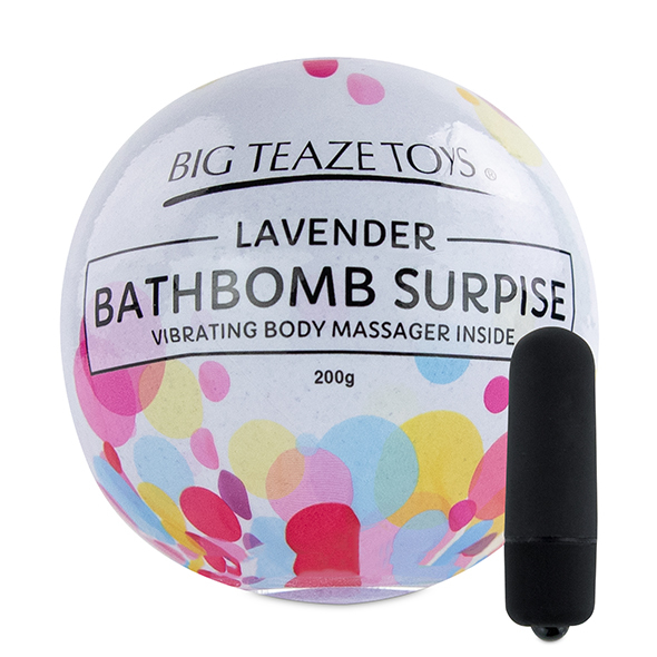 Badbomb Surprise Lavendel med Vibrator-2