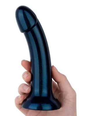 Easytoys Metallic Glitter Dildo 19 cm - Pegging 0