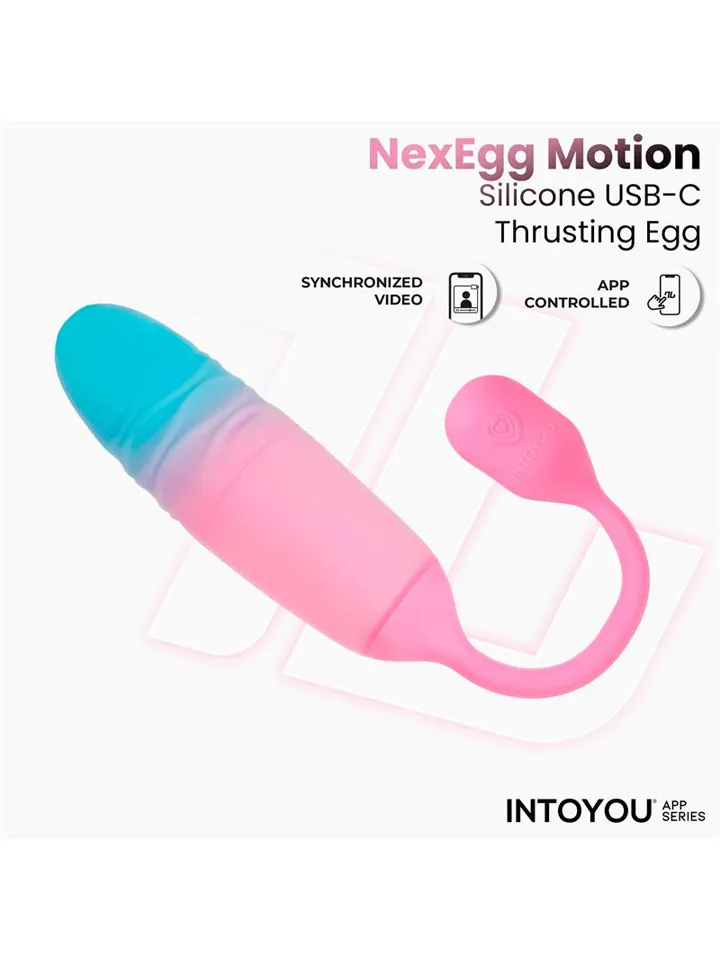 NexEgg Motion Vibrating Egg With Thrusting App - Appstyrt vibrerande ägg 0