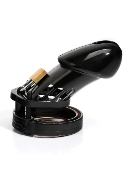 Chastity Cage Long Black - Kyskhetsbur 0