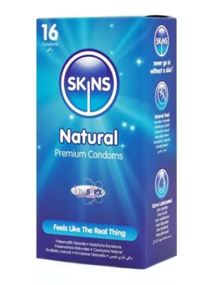 Skins Natural Condoms 16-pack - Kondomer 0