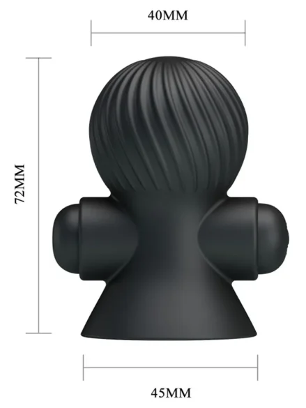 Nipple Suction Vibrator Kit - Nipple suckers med vibration 0