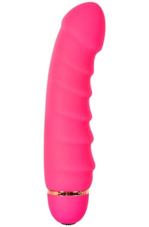Pink Amazing Ribbed Vibrator - Vibrator 0