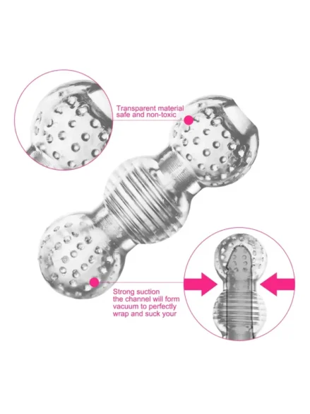 Ice Girl Clear Circles Masturbator - Stroker 0