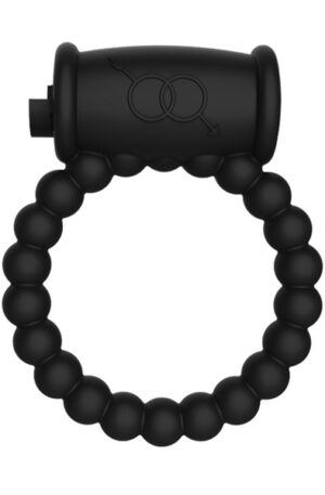 Vibrating Cock Ring Black - Penisring med vibrator 0
